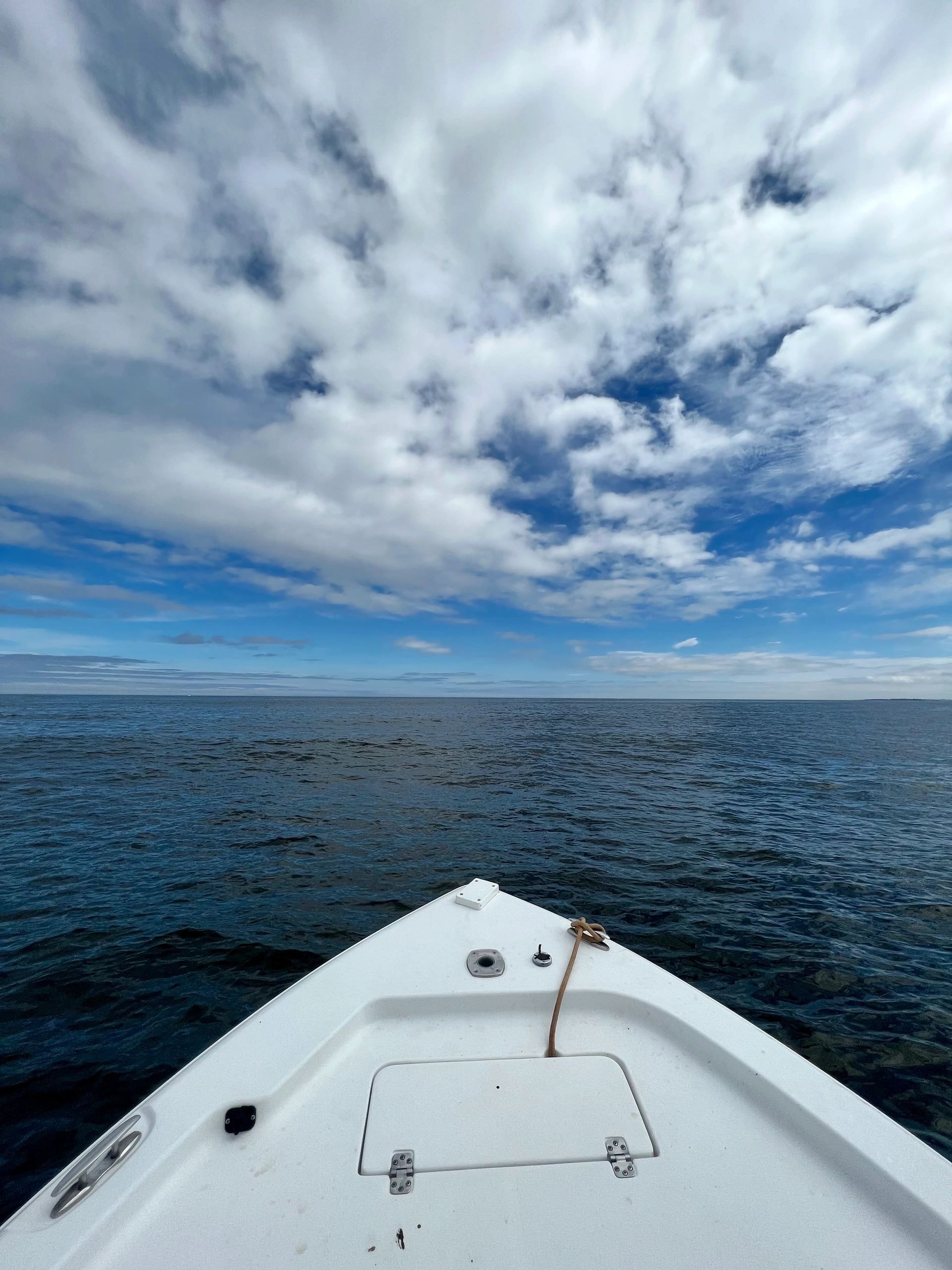 Boat on open water